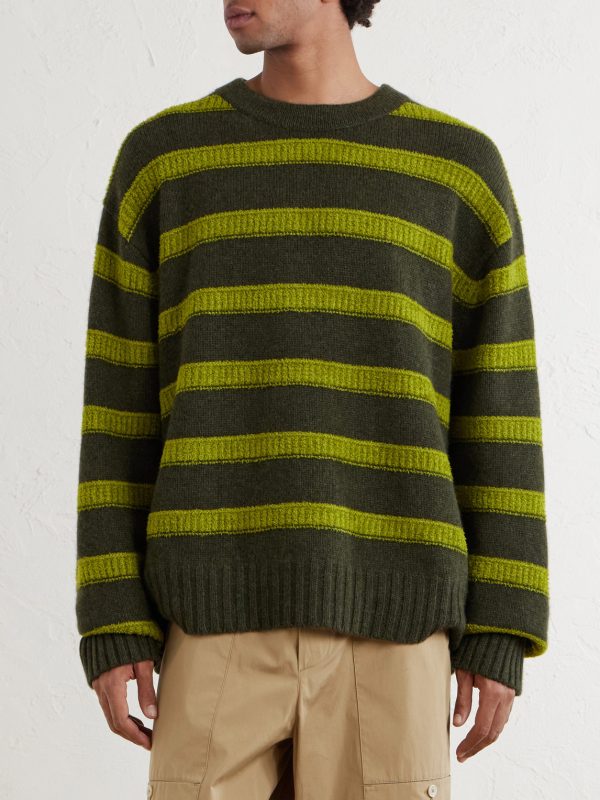 Ridgeline Striped Cashmere-Blend Sweater - FR Ridgeline Striped Cashmere-Blend Sweater - FR