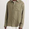 Cashmina Wool and Cashmere-Blend Shirt - FR