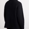 Hunter Cashmere Zip-Up Sweater - BK