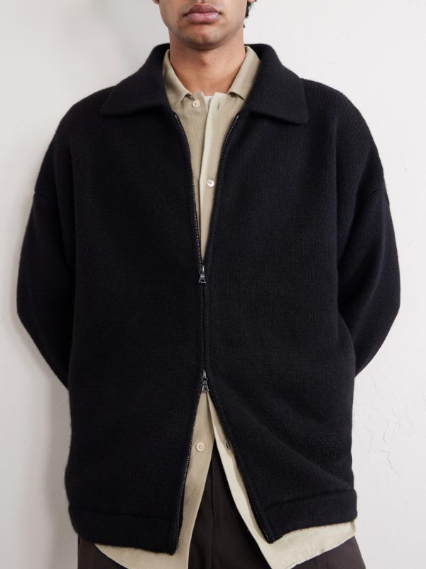 Hunter Cashmere Zip-Up Sweater - CU