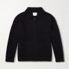 Hunter Cashmere Zip-Up Sweater
