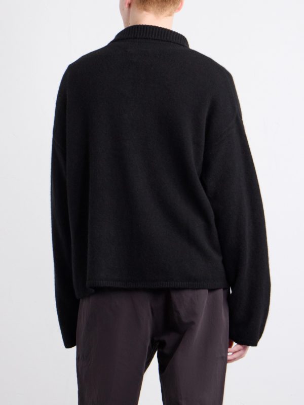 Dume Rugby Cashmere Polo Sweater - BK