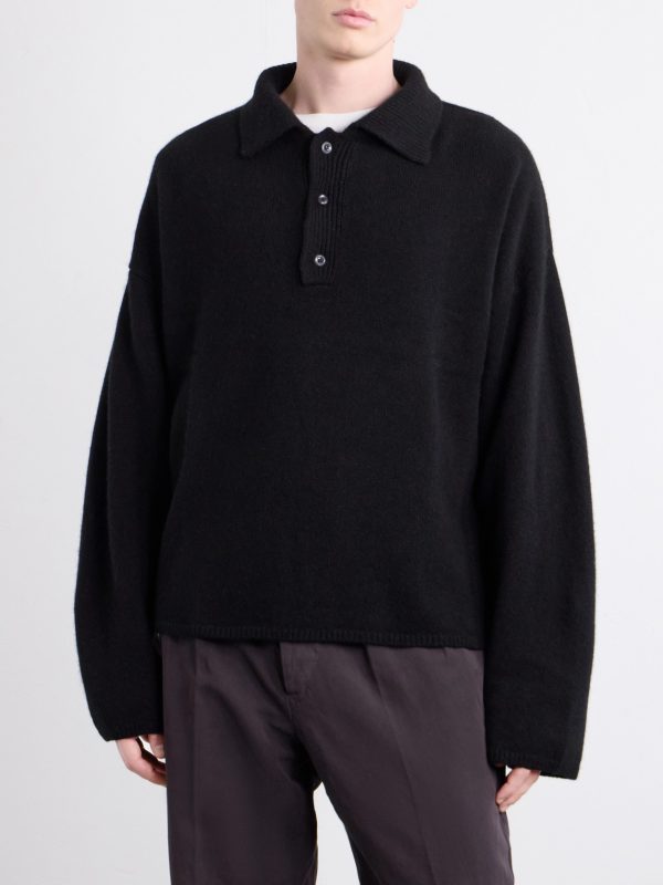 Dume Rugby Cashmere Polo Sweater - FR