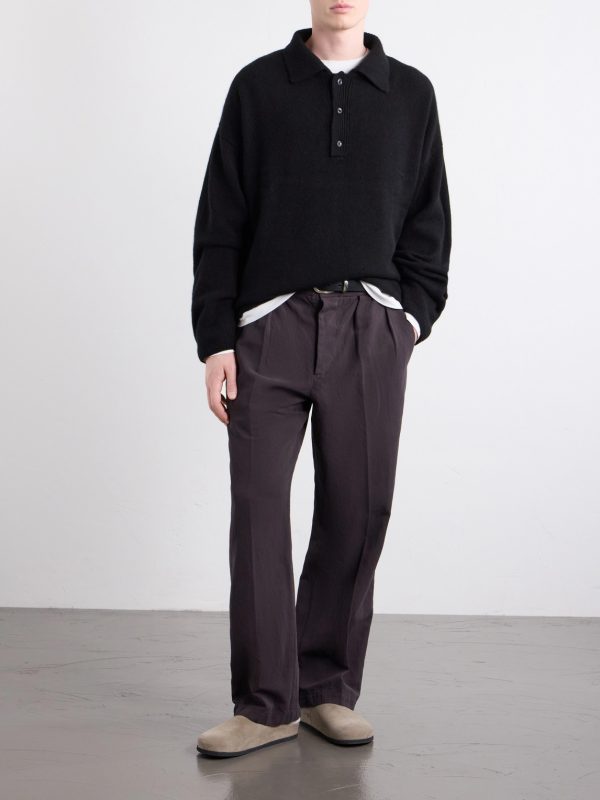 Dume Rugby Cashmere Polo Sweater - OU