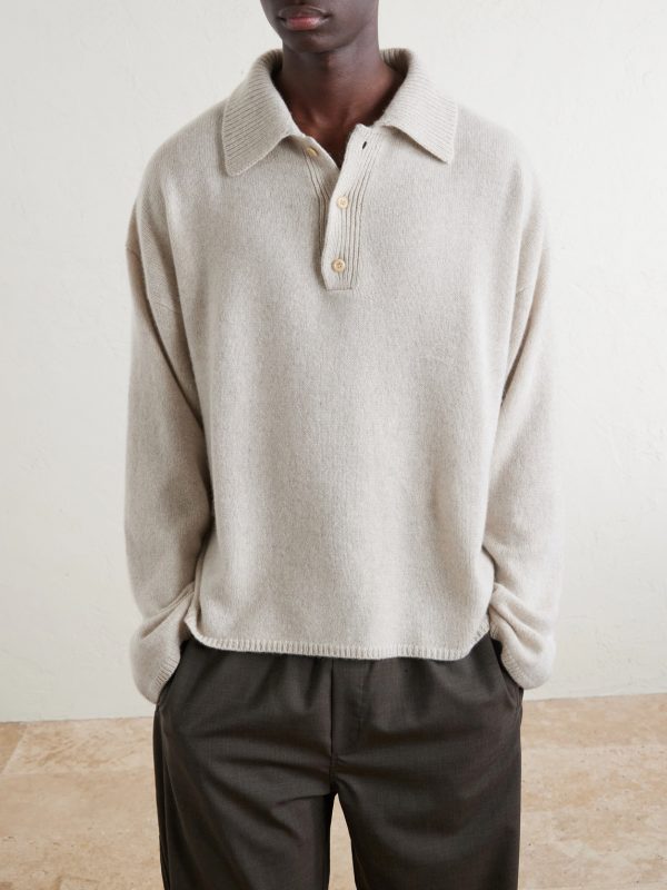 Dume Rugby Cashmere Polo Sweater - FR Dume Rugby Cashmere Polo Sweater - FR