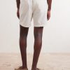 Straight-Leg Logo-Embroidered Cotton-Corduroy Drawstring Shorts - BK