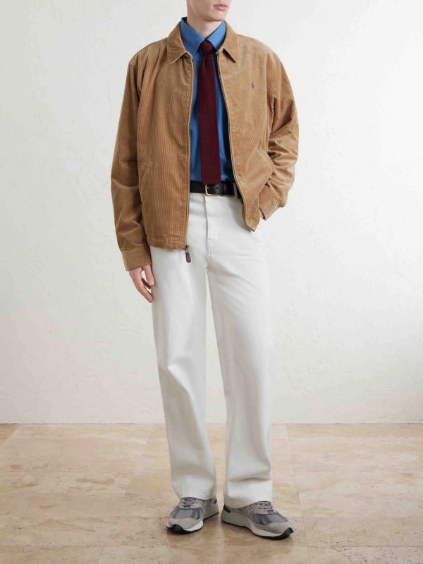 Cotton-Corduroy Bomber Jacket - OU Cotton-Corduroy Bomber Jacket - OU