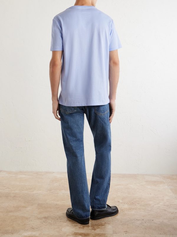 Logo-Embroidered Cotton-Jersey T-Shirt - BK Logo-Embroidered Cotton-Jersey T-Shirt - BK
