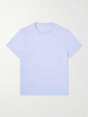 Logo-Embroidered Cotton-Jersey T-Shirt Logo-Embroidered Cotton-Jersey T-Shirt