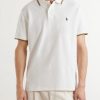 Logo-Embroidered Cotton-Piqué Polo Shirt - FR Logo-Embroidered Cotton-Piqué Polo Shirt - FR