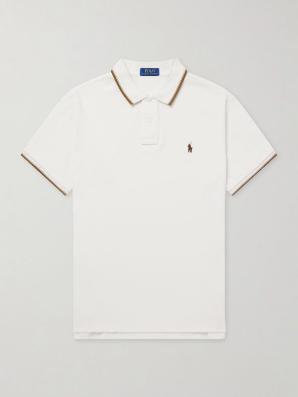 Logo-Embroidered Cotton-Piqué Polo Shirt Logo-Embroidered Cotton-Piqué Polo Shirt