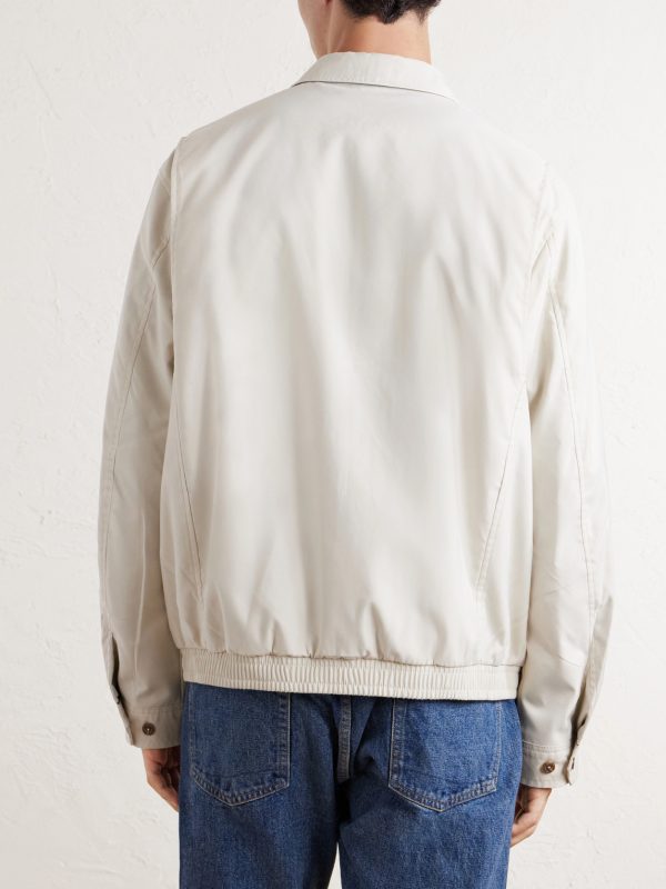 Logo-Embroidered Shell Jacket - BK Logo-Embroidered Shell Jacket - BK
