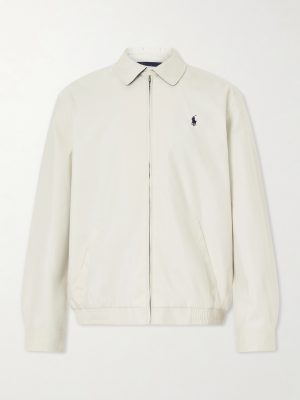 Logo-Embroidered Shell Jacket