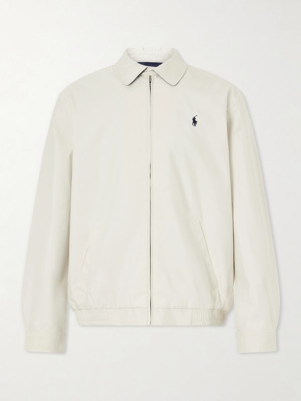 Logo-Embroidered Shell Jacket Logo-Embroidered Shell Jacket
