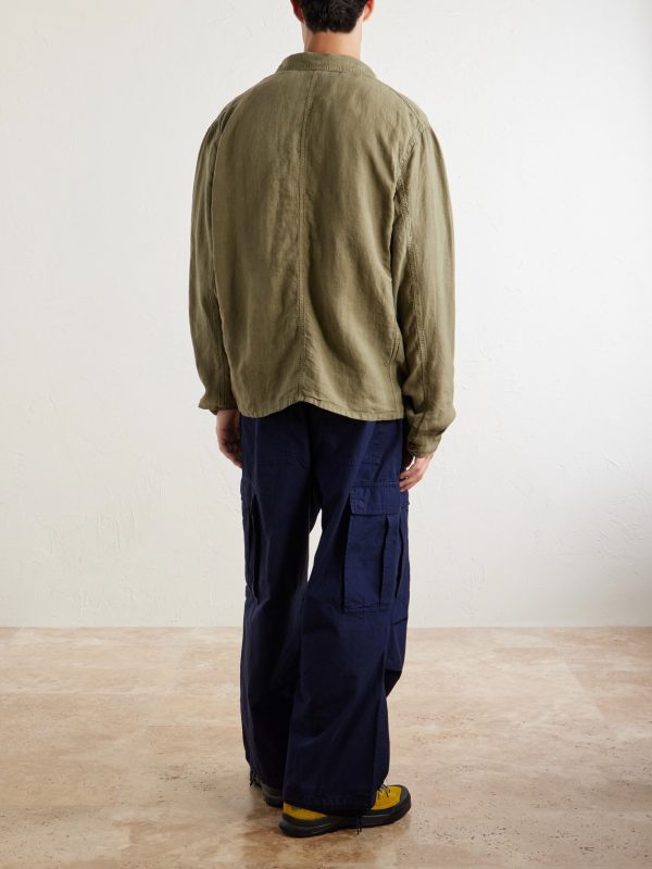 Textured Linen Jacket - BK