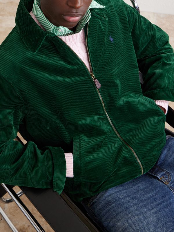 Leather-Trimmed Cotton-Corduroy Jacket - CU Leather-Trimmed Cotton-Corduroy Jacket - CU