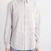 Logo-Embroidered Checked Cotton Shirt - FR Logo-Embroidered Checked Cotton Shirt - FR