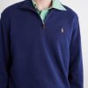 Logo-Embroidered Cotton-Jersey Half-Zip Sweater - CU Logo-Embroidered Cotton-Jersey Half-Zip Sweater - CU