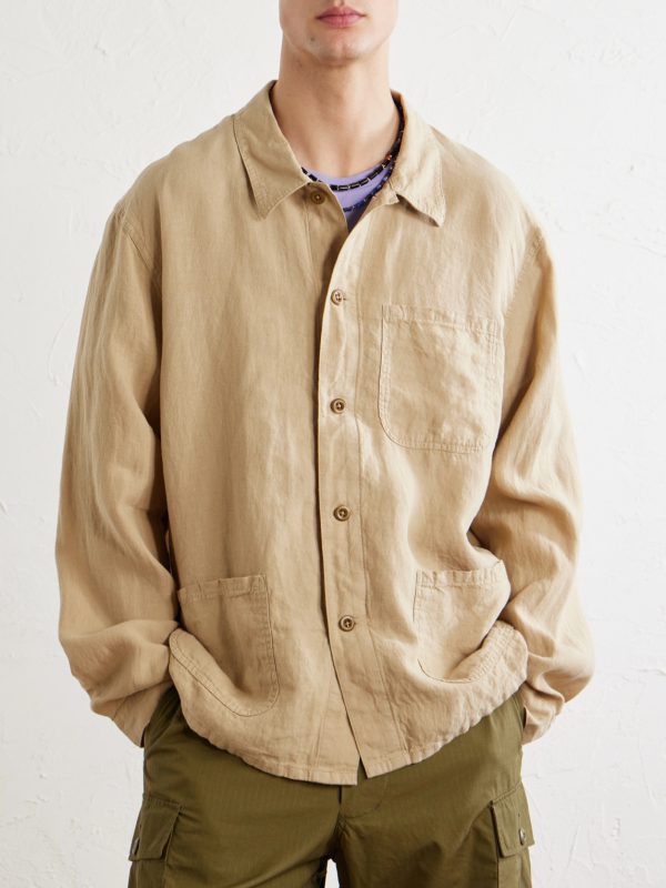 Textured Linen Jacket - FR Textured Linen Jacket - FR