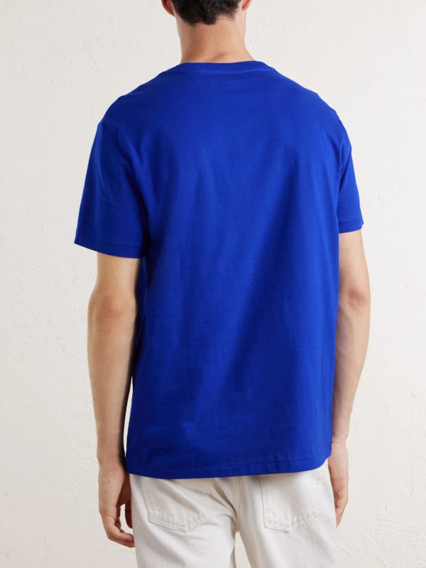 Logo-Embroidered Cotton-Jersey T-Shirt - BK Logo-Embroidered Cotton-Jersey T-Shirt - BK