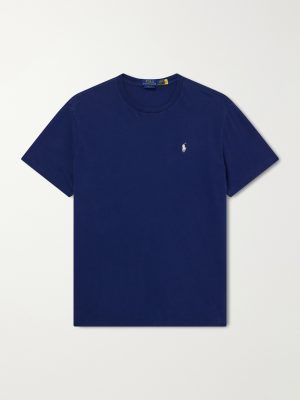 Logo-Embroidered Cotton-Jersey T-Shirt