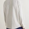 Logo-Embroidered Linen Woven Shirt - BK Logo-Embroidered Linen Woven Shirt - BK