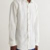 Logo-Embroidered Linen Woven Shirt - FR Logo-Embroidered Linen Woven Shirt - FR
