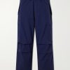 Wide-Leg Cotton-Canvas Cargo Trousers