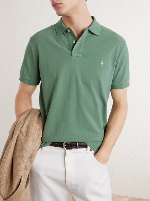 Logo-Embroidered Cotton-Piqué Polo Shirt - CU