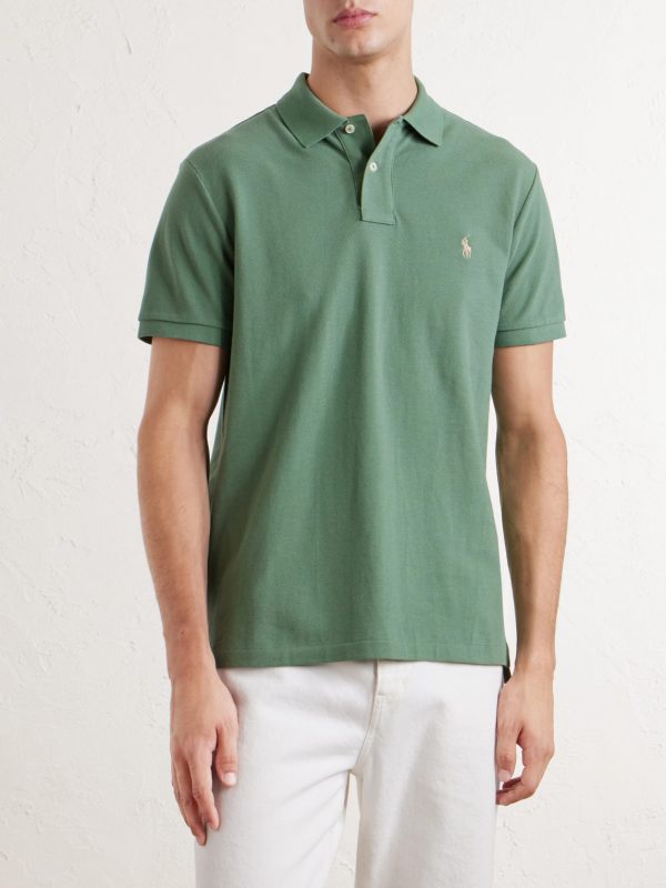 Logo-Embroidered Cotton-Piqué Polo Shirt - FR