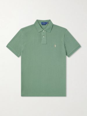 Logo-Embroidered Cotton-Piqué Polo Shirt Logo-Embroidered Cotton-Piqué Polo Shirt