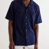 Pointelle Cotton-Knitted Polo Shirt - FR Pointelle Cotton-Knitted Polo Shirt - FR