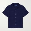 Pointelle Cotton-Knitted Polo Shirt Pointelle Cotton-Knitted Polo Shirt