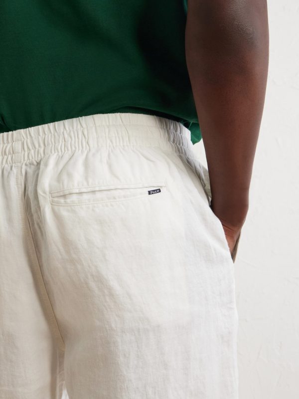Straight-Leg Linen Shorts - E1 Straight-Leg Linen Shorts - E1