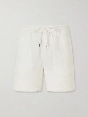 Straight-Leg Linen Shorts Straight-Leg Linen Shorts
