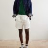 Straight-Leg Linen Shorts - OU Straight-Leg Linen Shorts - OU