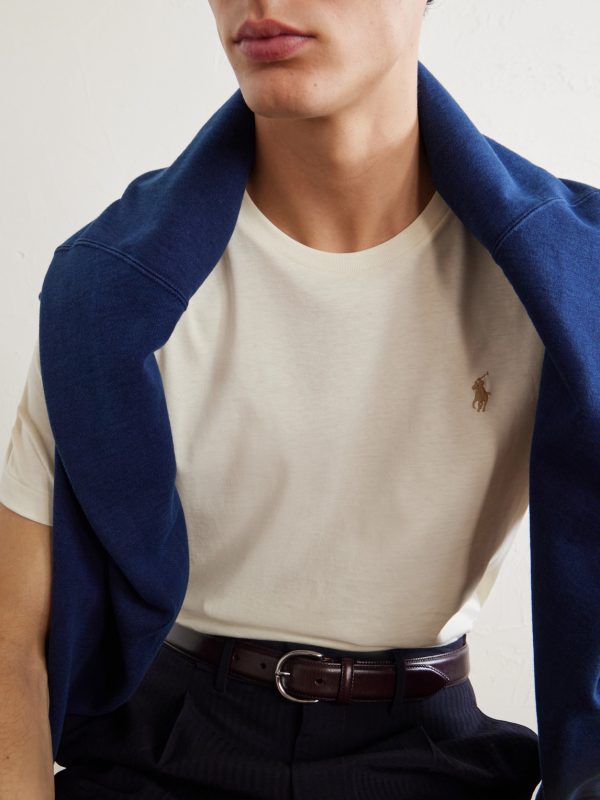 Logo-Embroidered Cotton-Jersey T-Shirt - CU