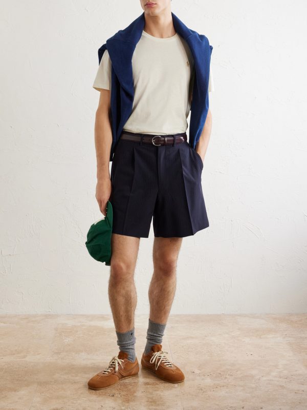 Logo-Embroidered Cotton-Jersey T-Shirt - OU