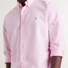 Logo-Embroidered Cotton Oxford Shirt - CU Logo-Embroidered Cotton Oxford Shirt - CU
