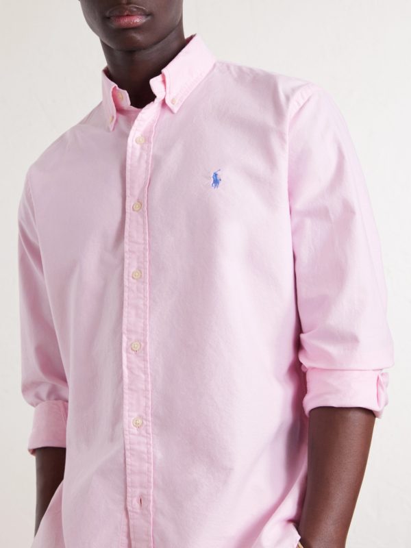 Logo-Embroidered Cotton Oxford Shirt - CU Logo-Embroidered Cotton Oxford Shirt - CU