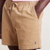 Straight-Leg Logo-Embroidered Cotton-Corduroy Drawstring Shorts - CU Straight-Leg Logo-Embroidered Cotton-Corduroy Drawstring Shorts - CU