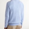 Logo-Embroidered Cotton Half-Zip Sweater - BK