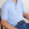 Logo-Embroidered Cable-Knit Cotton Polo Shirt - CU