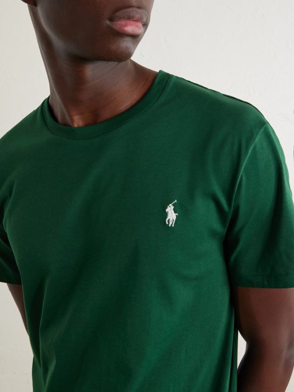 Logo-Embroidered Cotton-Jersey T-Shirt - CU Logo-Embroidered Cotton-Jersey T-Shirt - CU