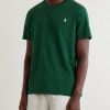 Logo-Embroidered Cotton-Jersey T-Shirt - FR Logo-Embroidered Cotton-Jersey T-Shirt - FR