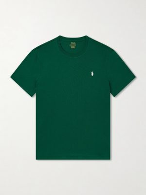 Logo-Embroidered Cotton-Jersey T-Shirt