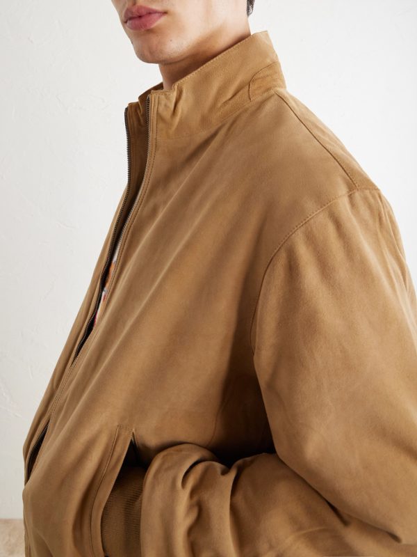 Suede Bomber Jacket - CU Suede Bomber Jacket - CU