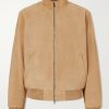 Suede Bomber Jacket Suede Bomber Jacket