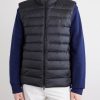 Logo-Embroidered Quilted Shell Down Gilet - FR Logo-Embroidered Quilted Shell Down Gilet - FR