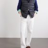 Logo-Embroidered Quilted Shell Down Gilet - OU Logo-Embroidered Quilted Shell Down Gilet - OU